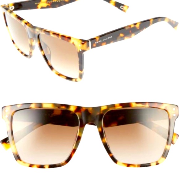 MARC JACOBS 54 mm Flat Top Gradient Square Frame Sunglasses - Picture 1 of 8